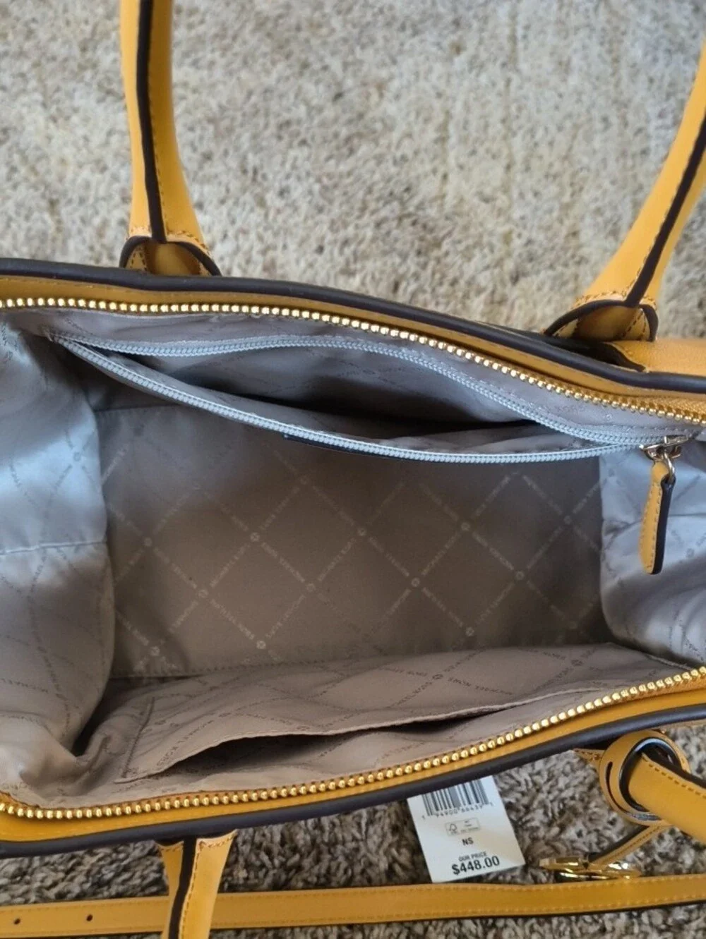 Michael Kors Marigold Large TZ Leather Satchel